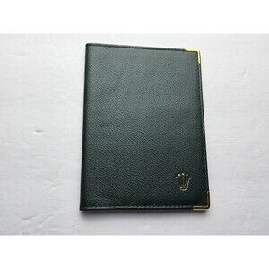 Vintage Rolex Leather Passport Holder Wallet Case 0068.08.34